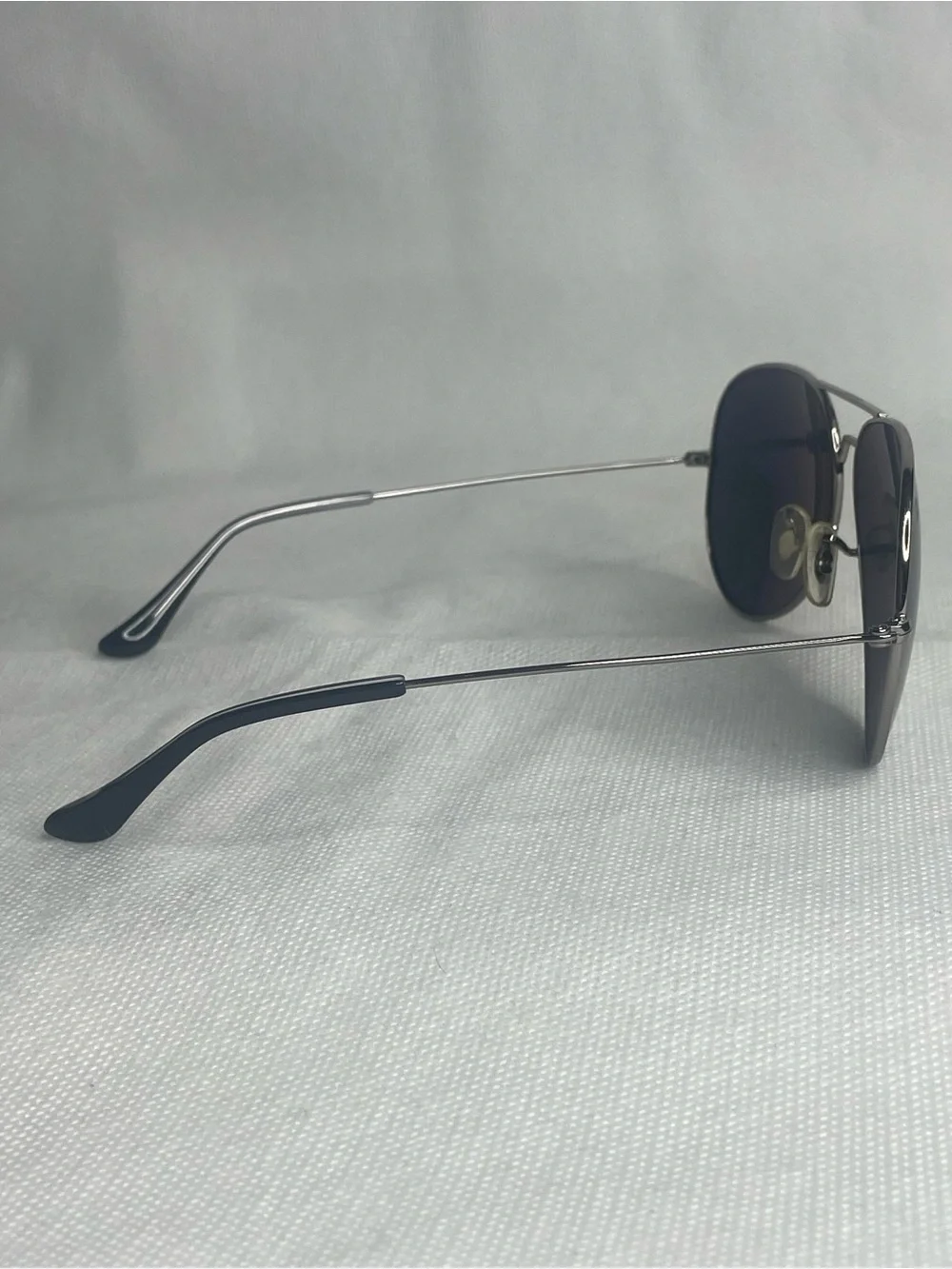 Shady Rays Classic Aviator Polarized Sunglasses Silver Metal Deep Blue Lenses